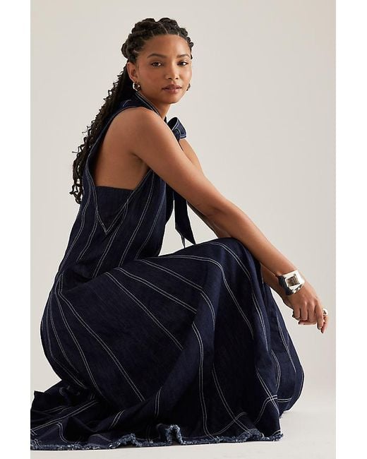Pilcro Aline Sleeveless Denim Maxi Dress in Blue | Lyst UK Pilcro Aline Sleeveless Denim Maxi Dress in Blue | Lyst UK