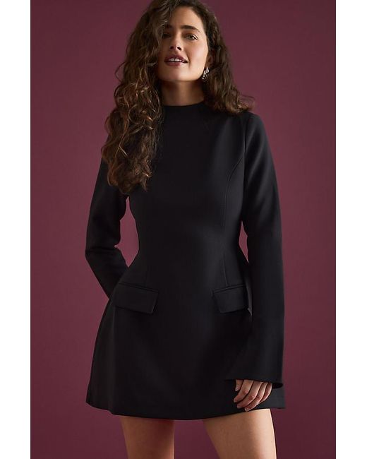 Odd Muse Purple Split Sleeve Mini Dress