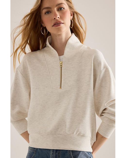 Varley Natural Davidson Half-Zip Sweatshirt