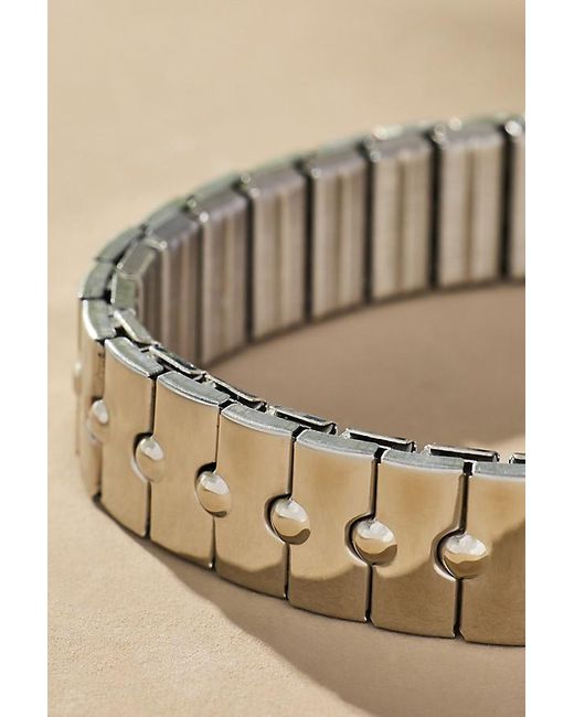 By Anthropologie Natural Wide Stretch Bracelet