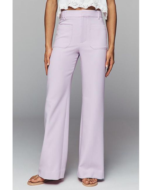 Maeve Gray Jude Wide-Leg Trousers