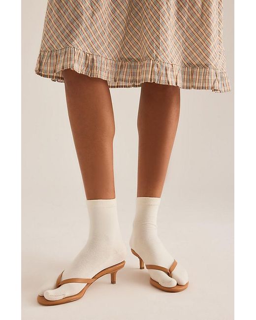 By Anthropologie Natural Split Toe Socks