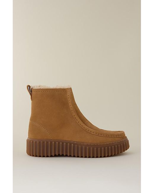 Clarks Brown Clarks Torhill Cosy Boots