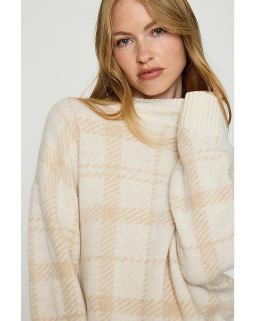 Barbour Natural Delilah Funnel-Neck Wool Jumper