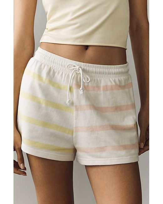 Daily Practice Natural Cotton Colourblock Shorts