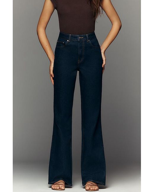 ALIGNE Blue Mid-Rise Flare Jeans