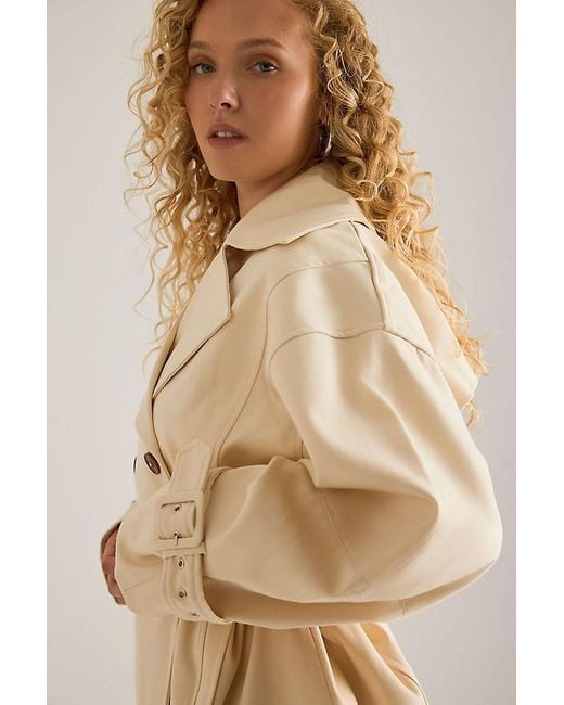 Odd Muse Natural Cotton Mix Trench Jacket