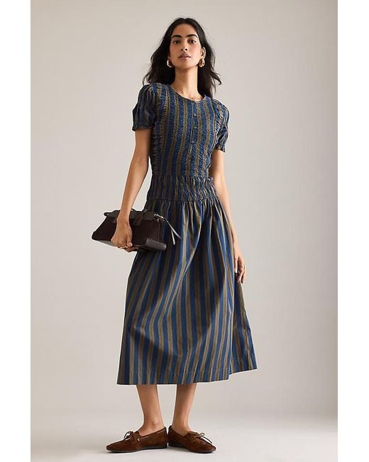 Damson Madder Multicolor Sienna Midi Dress