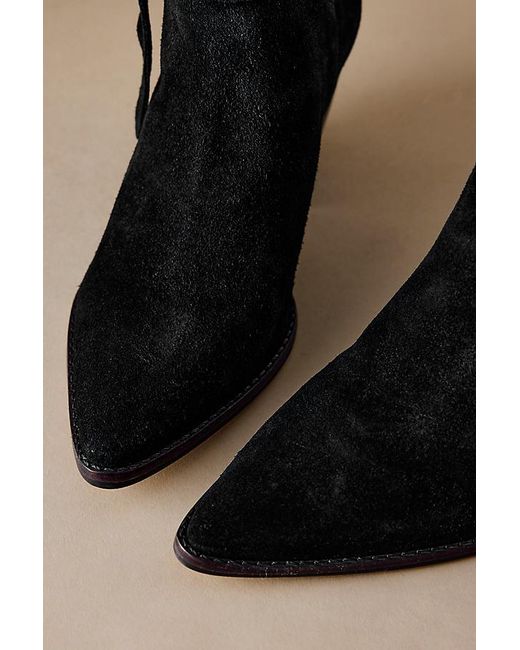 Matisse Black Colton Bow Ankle Boots