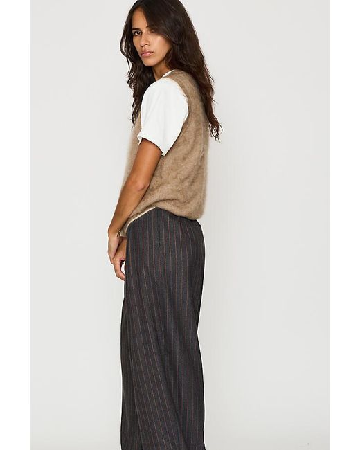 By Anthropologie Multicolor Stripe Tailored Barrel Trousers
