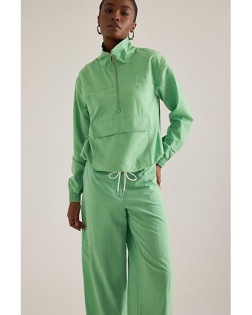 ALIGNE Green Gale Tracksuit Barrel Trousers
