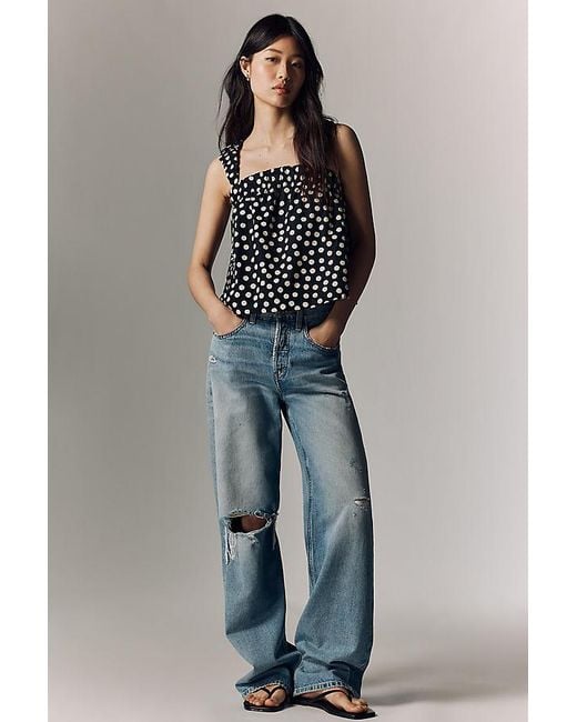 Maeve Black Bubble Swing Top