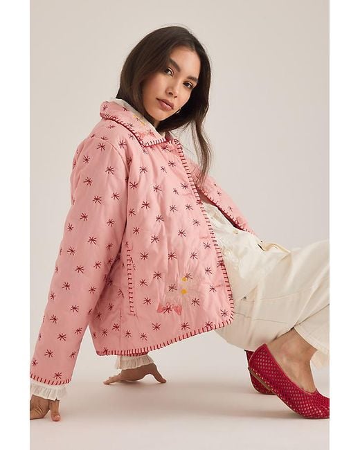 Helmstedt Pink Ava Embroidered Jacket