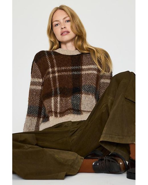 Barbour Brown Glendyn Wool-Blend Jumper