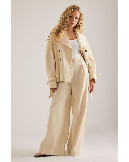 Odd Muse Natural Cotton Mix Trench Jacket
