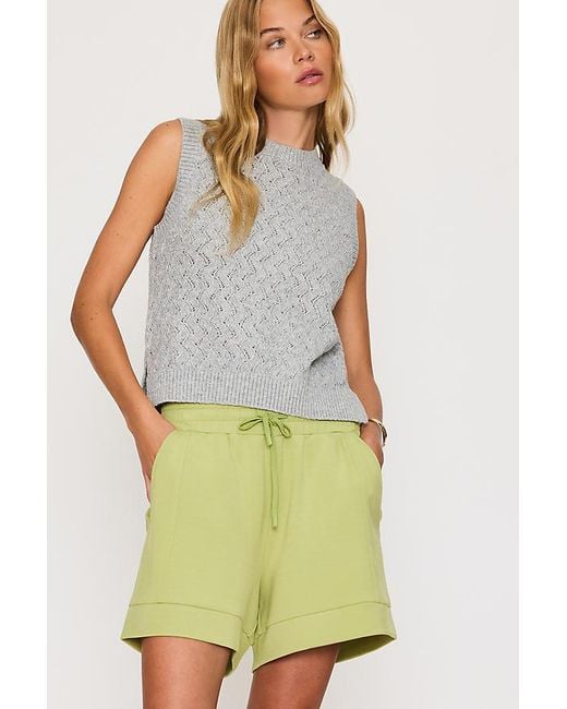 Varley Yellow Atrium High-Rise Shorts