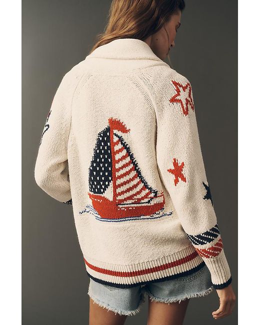Maeve Black Sailboat Cardigan
