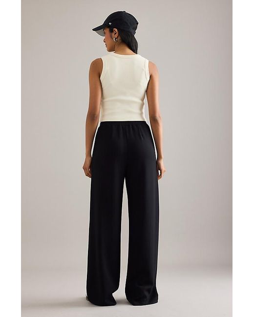 Varley Blue The Extra Wide-Leg 32 Trousers