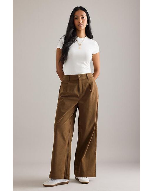 Varley Natural Rocio Corduroy Wide-Leg Trousers