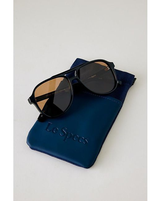Le Specs Natural Tragic Magic Aviator Sunglasses