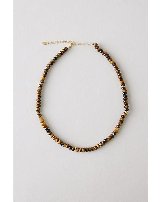 By Anthropologie White Beaded Necklace