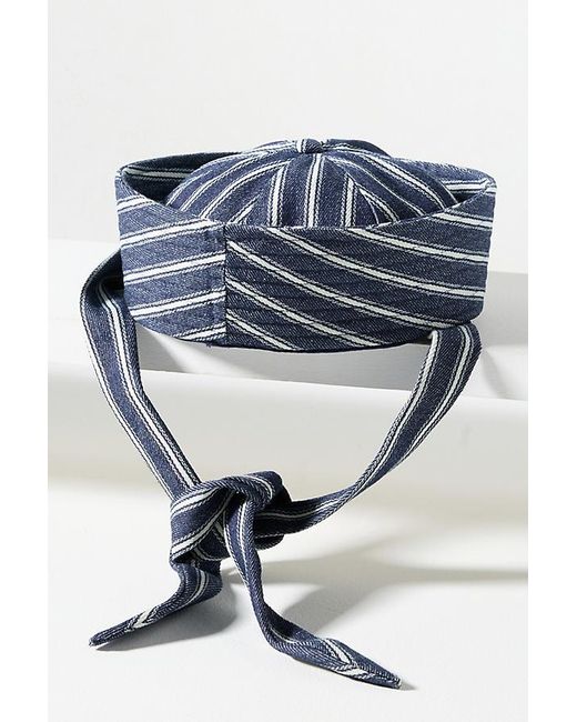 By Anthropologie Brown Tie Sailor Hat
