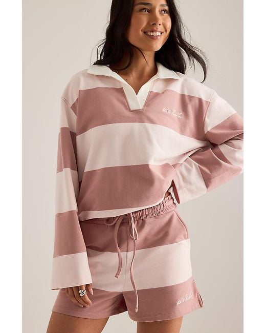 4th & Reckless Natural Hailey Stripe Shorts