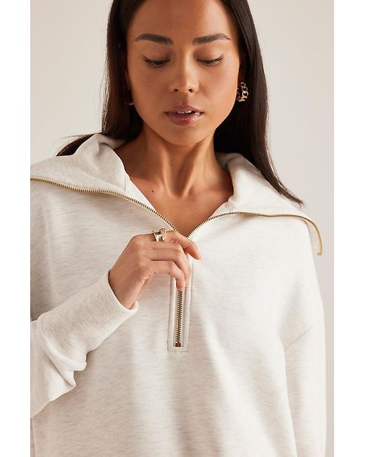 Varley Natural Larson Half-Zip Sweatshirt