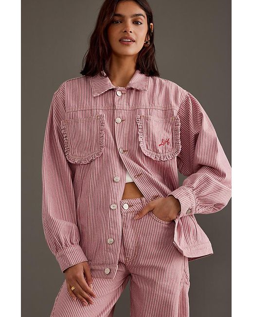 Damson Madder Multicolor Frilly Fin Denim Jacket