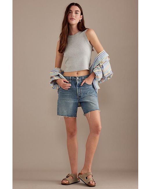 By Anthropologie Gray The Rib Racer Tank Top