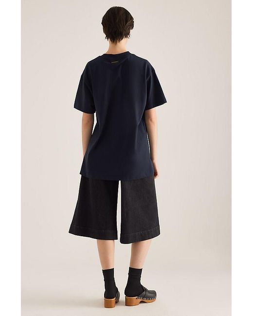 BARBOUR X FARM RIO Blue Wild Flower T-Shirt