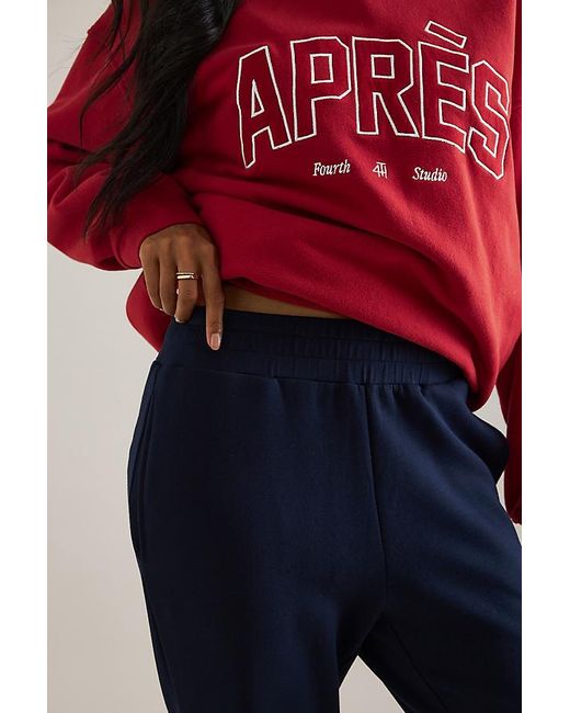Varley Blue Slim Cuffed Joggers