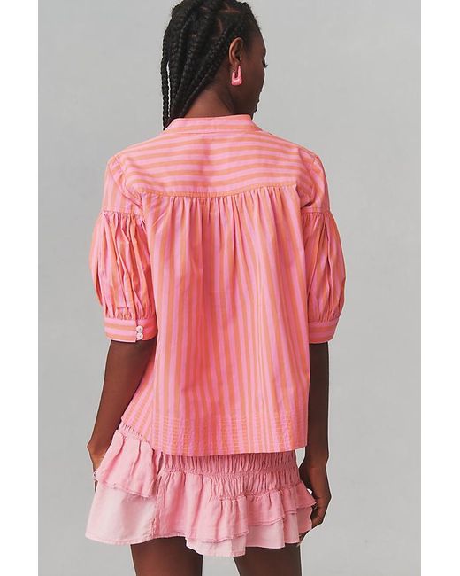 Anthropologie Pink By Popover Swing Top