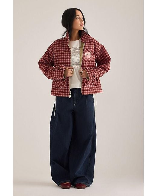 Damson Madder Blue Marcelle Reversible Barn Jacket