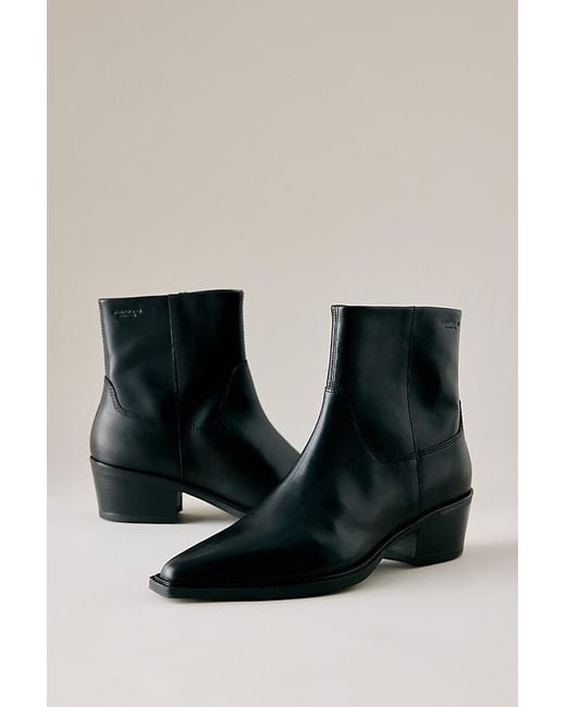Vagabond Black Vagabond Kelsey Leather Ankle Boots