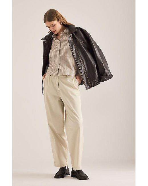 SELECTED Natural Millie Barrel Trousers