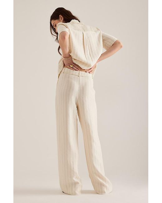 SELECTED Natural Marie V-Neck Blouse
