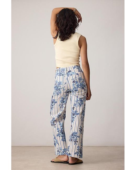 Maeve Gray The Colette High-Rise Wide-Leg Jeans By