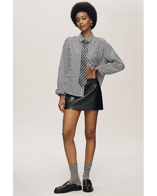 Maeve Gray The Shrunken Bennet Buttondown Shirt By