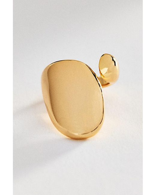 By Anthropologie White Molten Statement Rings