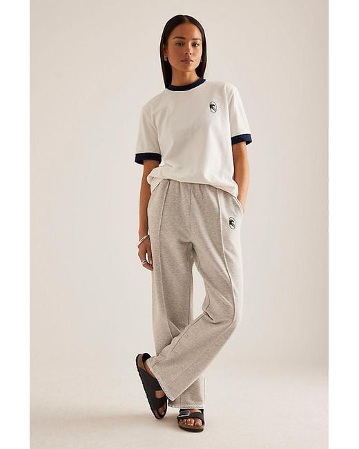 Sleeper Natural Relaxed Stretch-Cotton Jersey Trousers