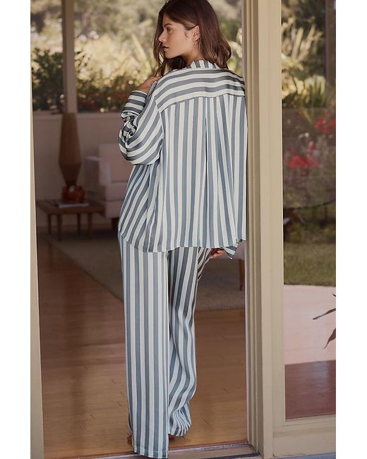 By Anthropologie Silky Pyjama Bottoms in Brown Lyst UK