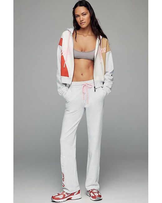 Daily Practice Gray Colourblock Zip-Up Hoodie