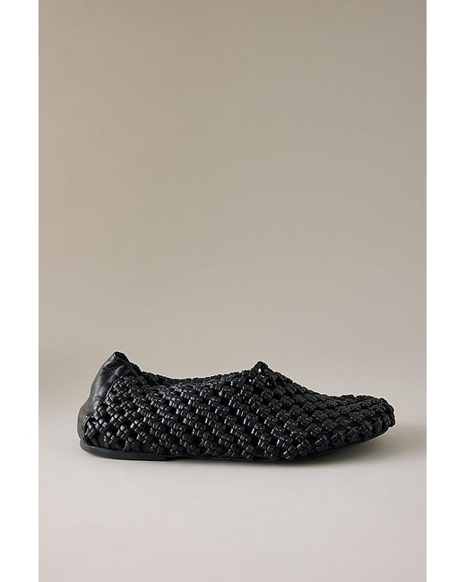 Matisse Black Woven Flats