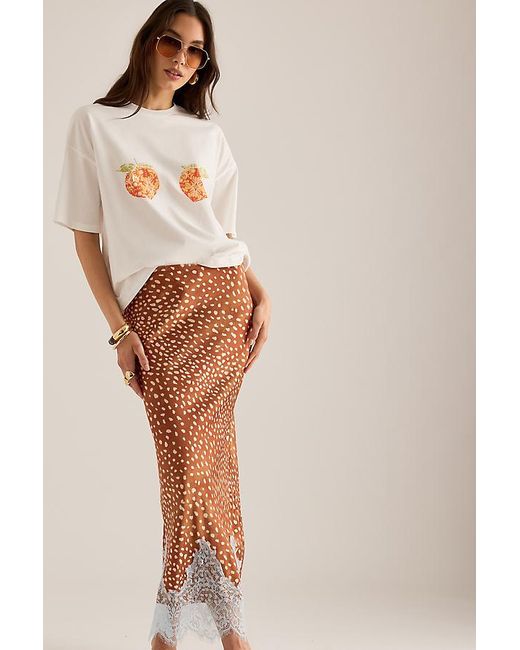 Never Fully Dressed Brown Peach Boob T-Shirt