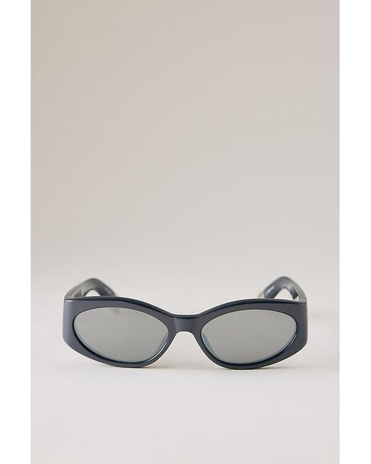 Jacquemus Metallic Ovalo Sunglasses