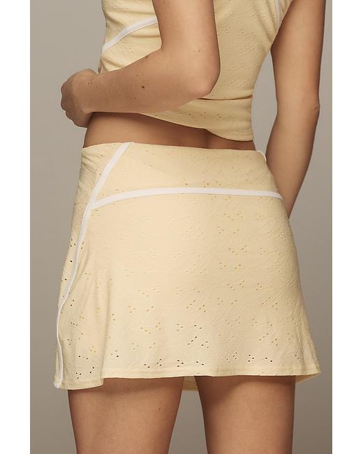 Daily Practice Natural Eyelet Skort