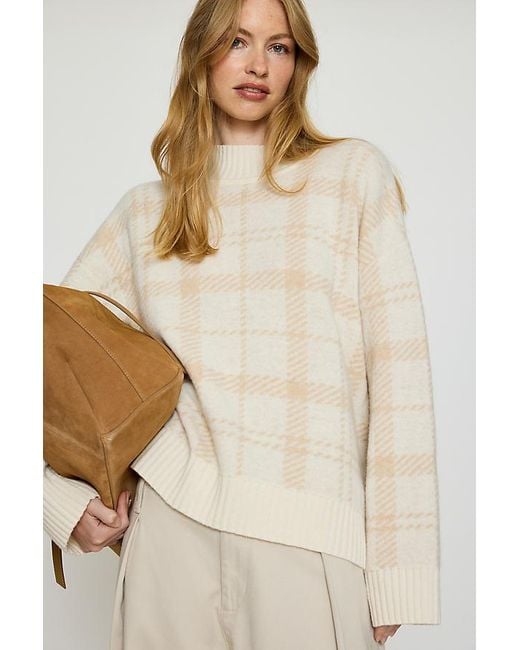 Barbour Natural Delilah Funnel-Neck Wool Jumper