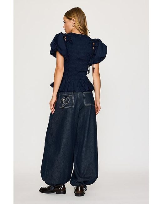 Damson Madder Blue Becca Multiway Blouse