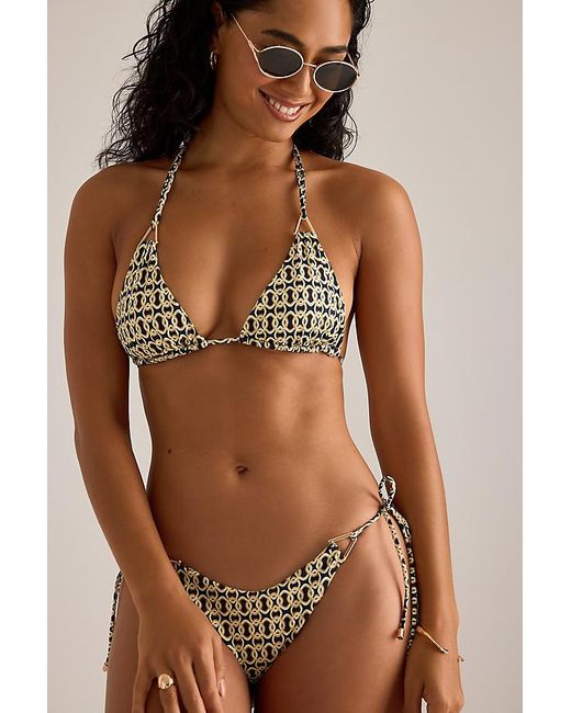 Away That Day Brown Gili Bikini Top